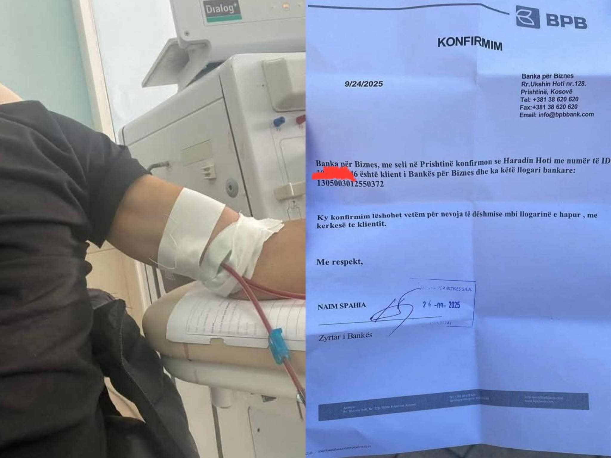 Veterani i UÇK-së nga Drenica bën thirrje për ndihmë financiare: Veshka e majtë në krizë, e djathta në rrezik