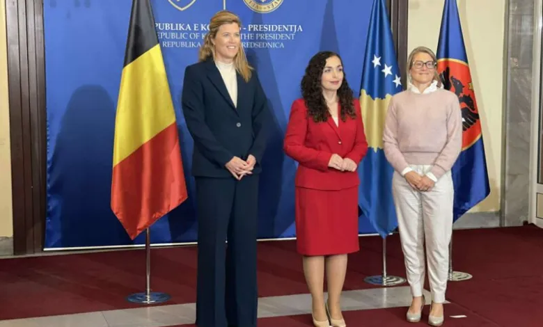 Presidentja Osmani takon dy ministre nga qeveria belge