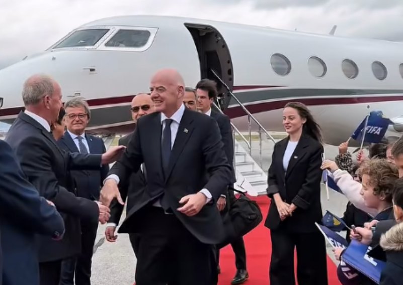 Presidenti i FIFA-s, Infantino, viziton Kosovën