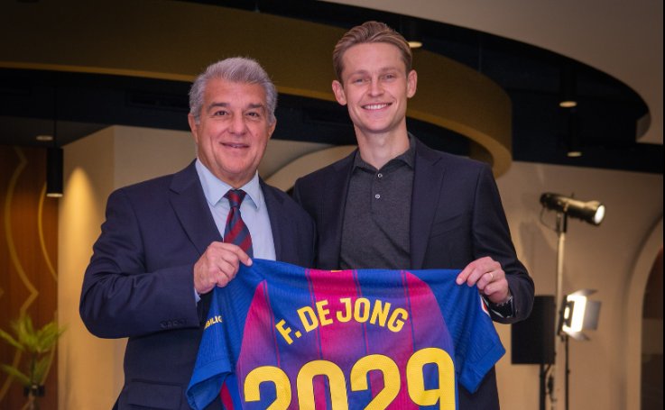 De Jong nënshkruan me Barcelonën deri në vitin 2029