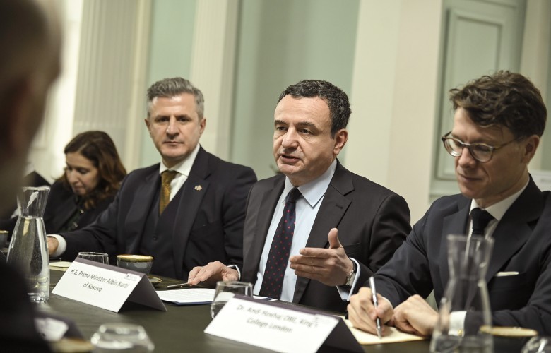 Kurti në Angli: Synojmë integrimin në BE dhe NATO