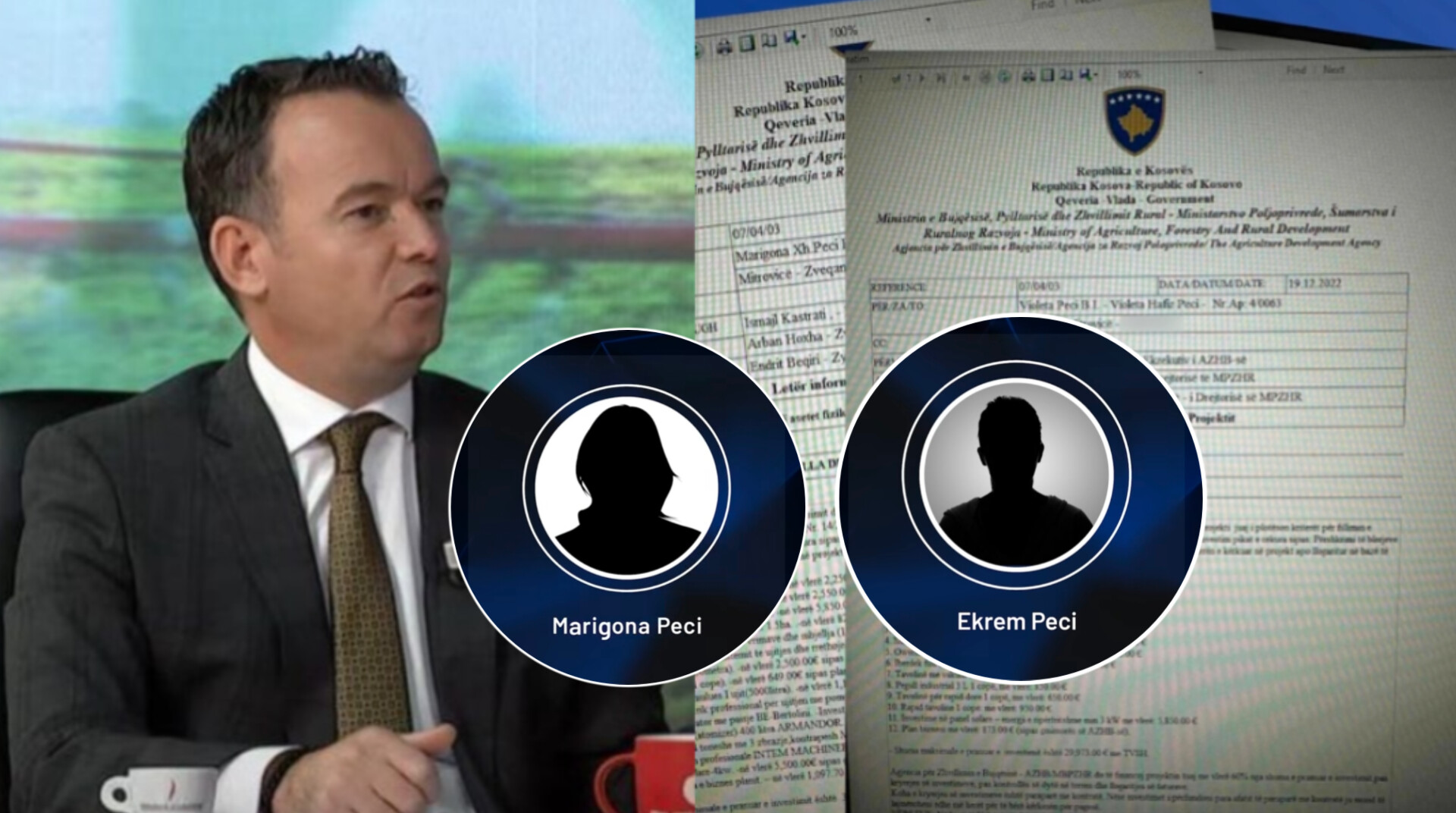 Familjarët e ministrit Peci marrin grante nga ministria e tij