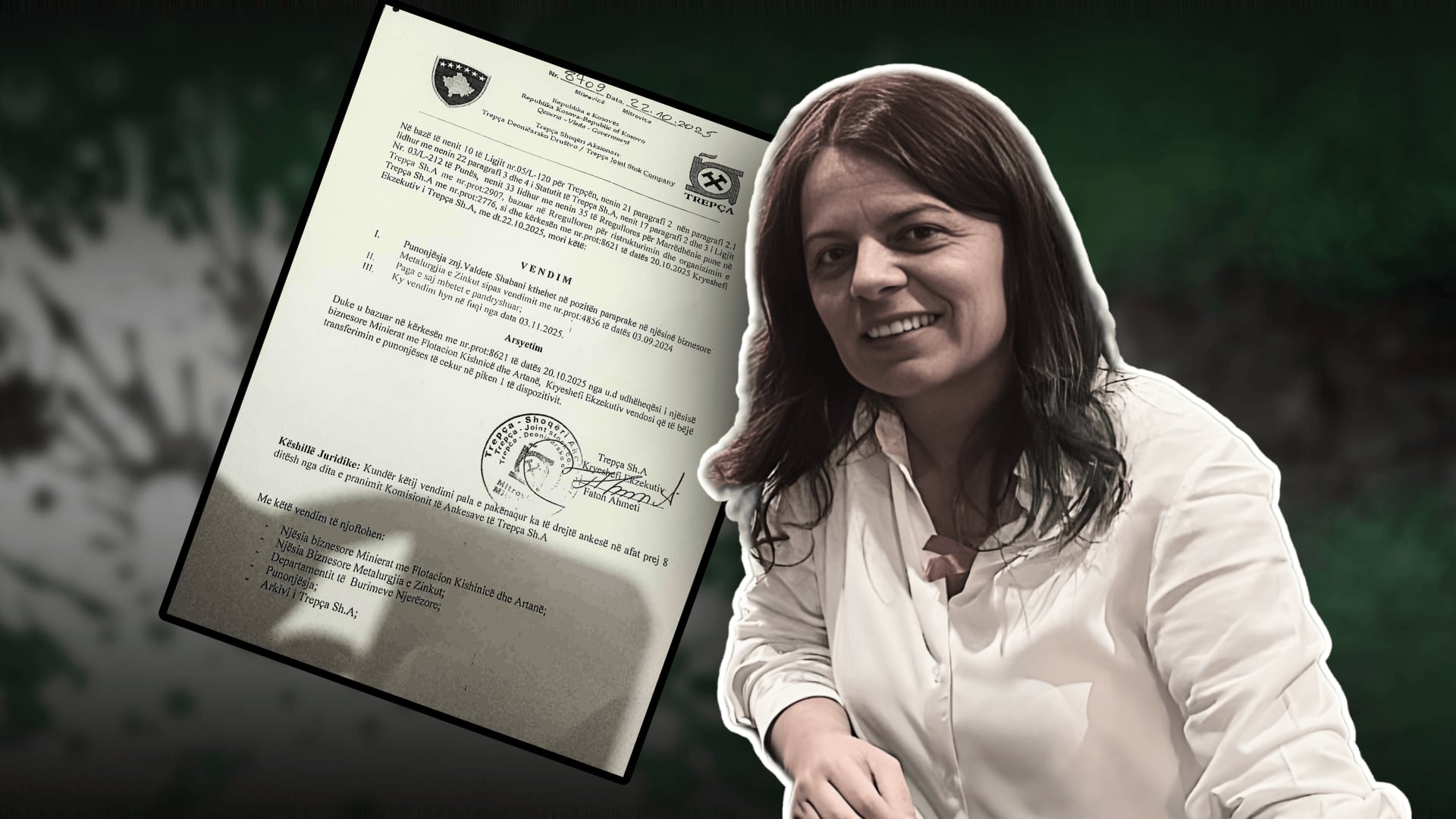 Punonjësja e “Trepçës” apelon për transferime të paligjshme