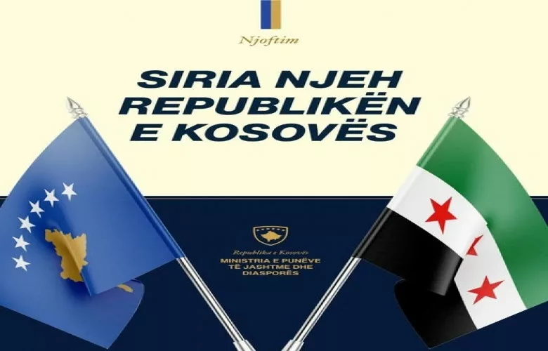 Gërvalla: Synojmë marrëdhënie të qëndrueshme me Sirinë