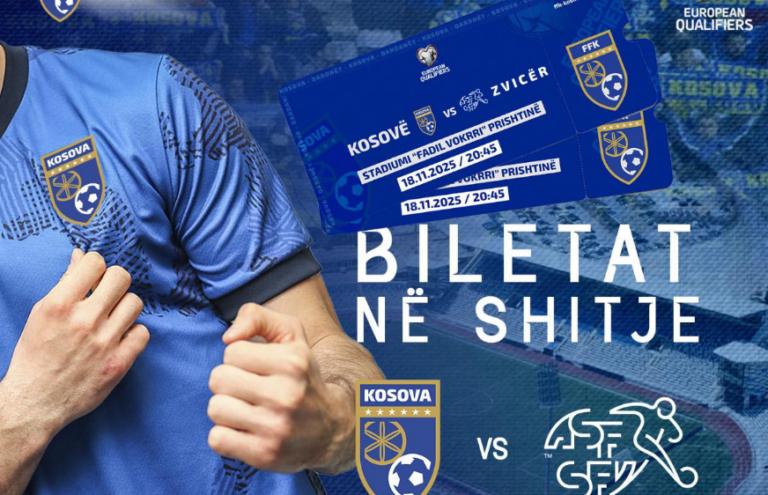 Fillon shitja e biletave për ndeshjen Kosovë – Zvicër