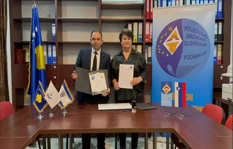 Policia e Kosovës dhe Sllovenisë forcojnë bashkëpunimin sindikal