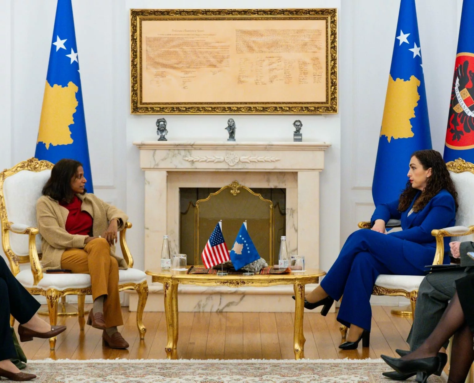 Presidentja Osmani thekson partneritetin me SHBA pas takimit