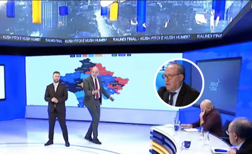 Visar Ymeri largohet nga studio pas debatit me Sadri Ramabajën