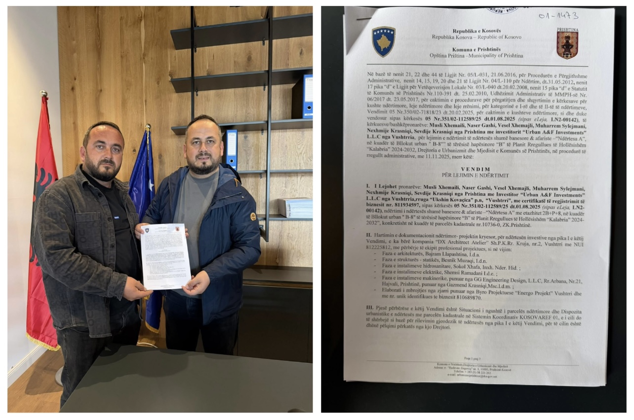 “Urban Grup nis projektet e para ndërtimore në Prishtinë”