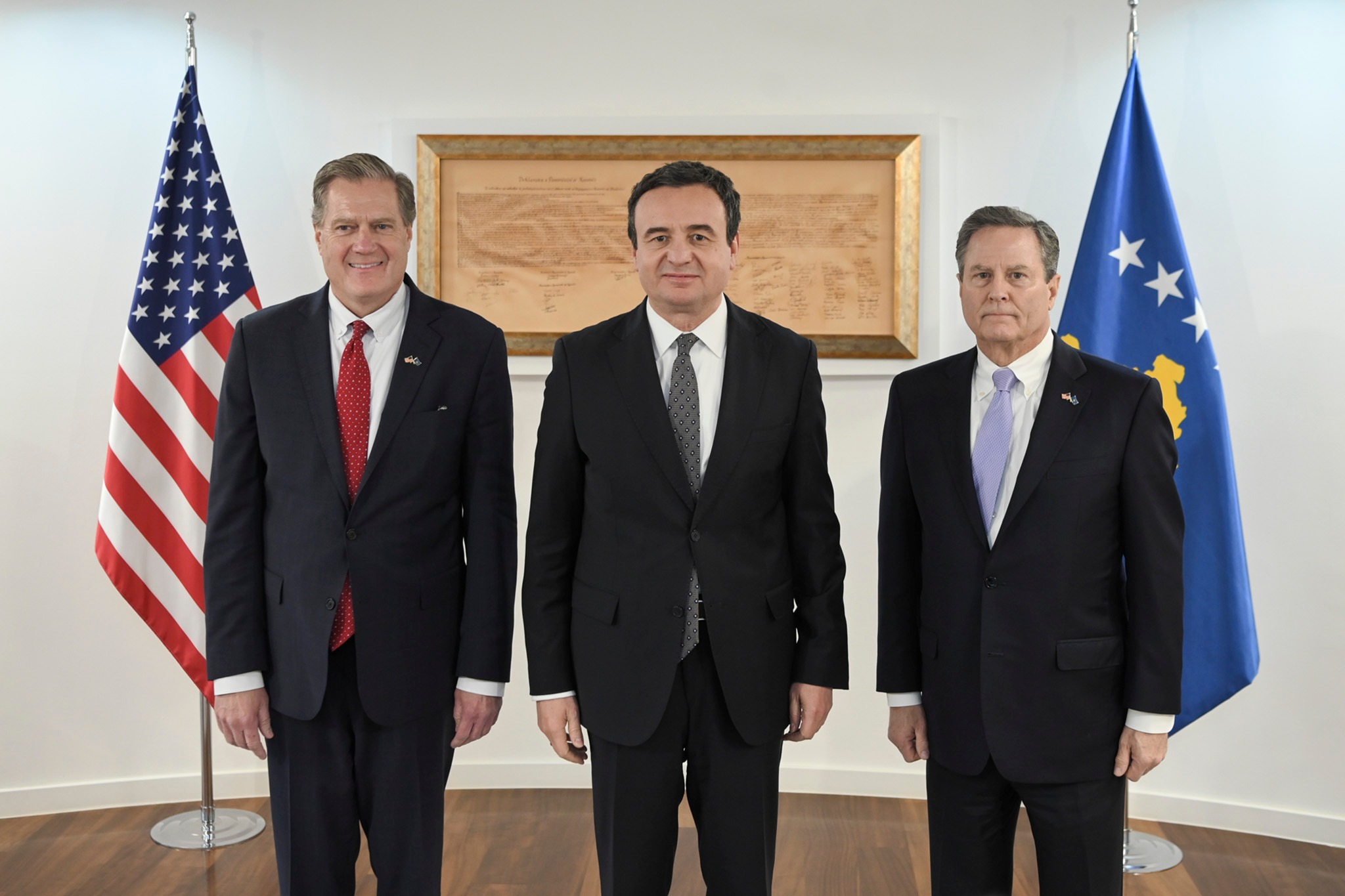 Kryeministri Kurti takon kongresistët Turner dhe Norcross për sigurinë dhe bashkëpunimin me SHBA-në