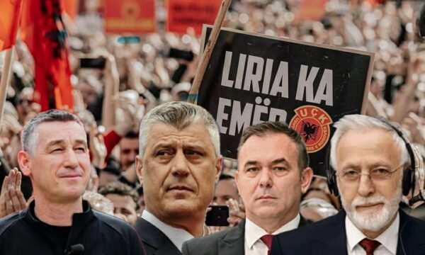 Qytetarët e Gjakovës mbështesin çlirimtarët me protestë