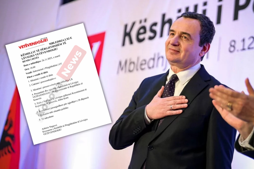 Këshilli i LVV pritet të konfirmojë Kurtin si kandidat për kryeministër
