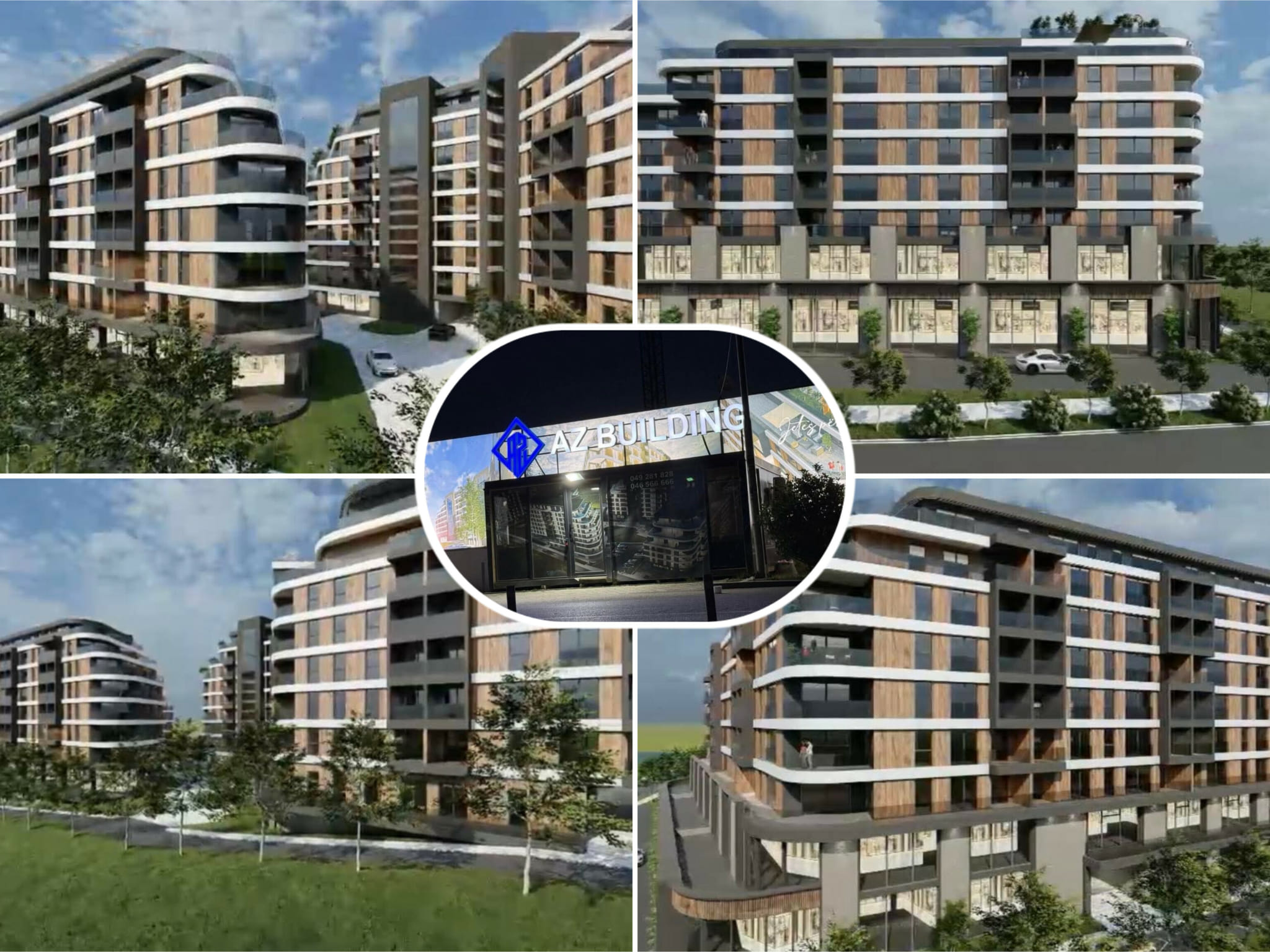 Kompleksi “Adesa” i AZ Building po merr formë pranë Liqenit në Mitrovicë