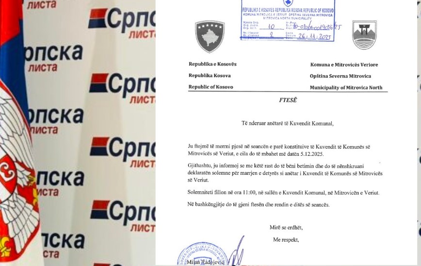 Lista Serbe tërhiqet nga mbledhja në Mitrovicë e Veriut