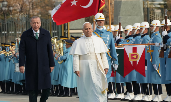 Papa Leo viziton Turqinë, takon Presidentin Erdogan