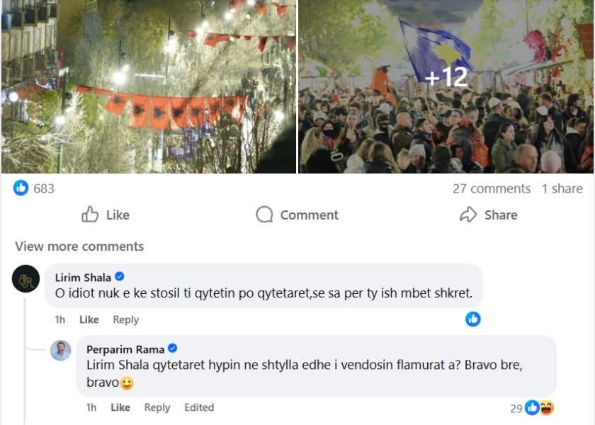 Rama përgjigjet ndaj kritikës për zbukurimet e 28 Nëntorit