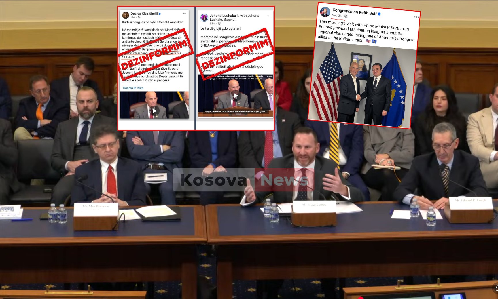 Deputetët e LDK-së keqinterpretojnë video nga Komiteti Amerikan