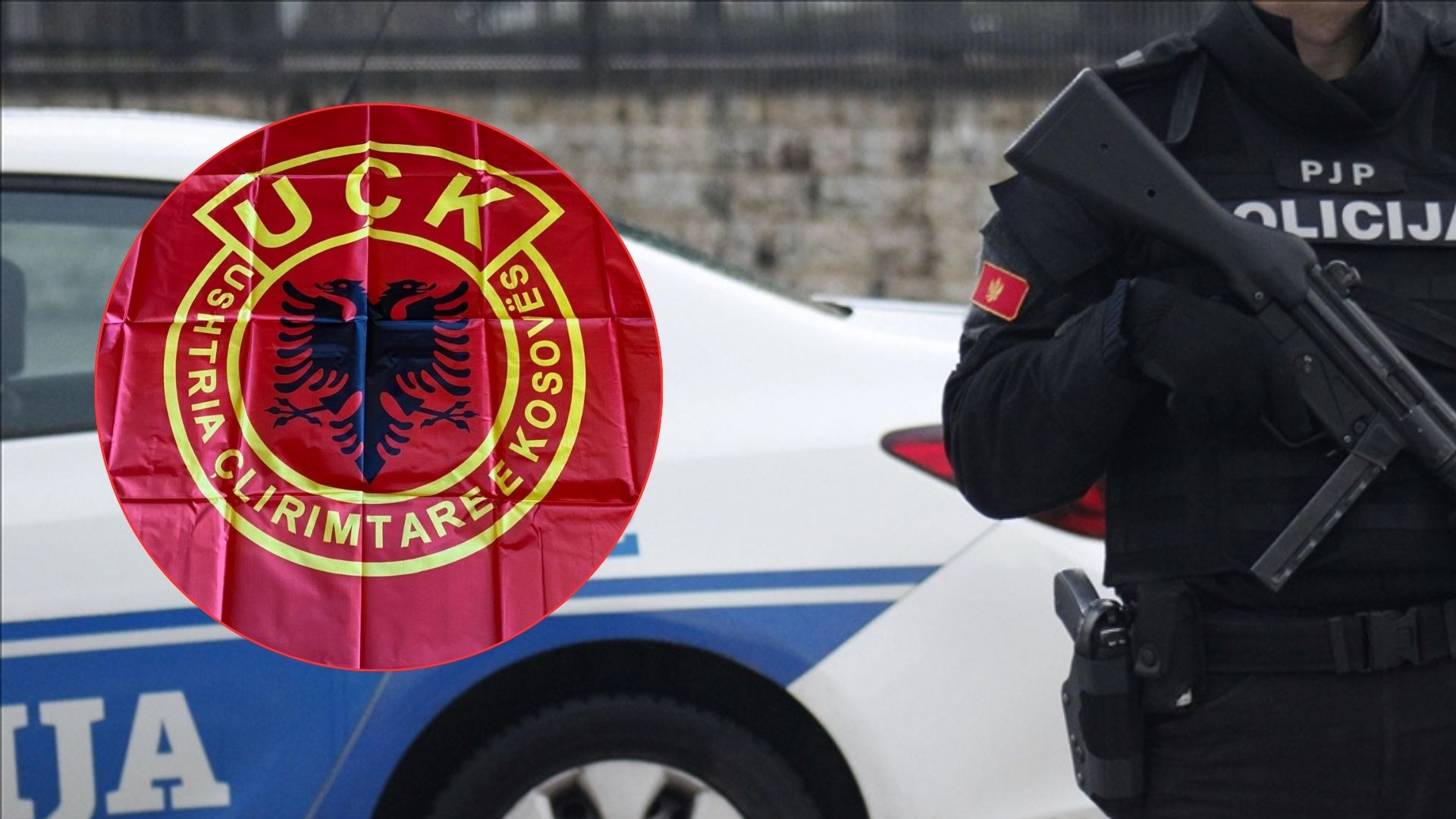 Arrestohet një shqiptar në Merdare, gjendet flamur i UÇK-së