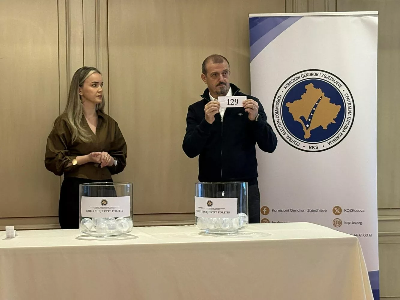 AAK e renditur me numrin 129 në fletëvotim për zgjedhjet