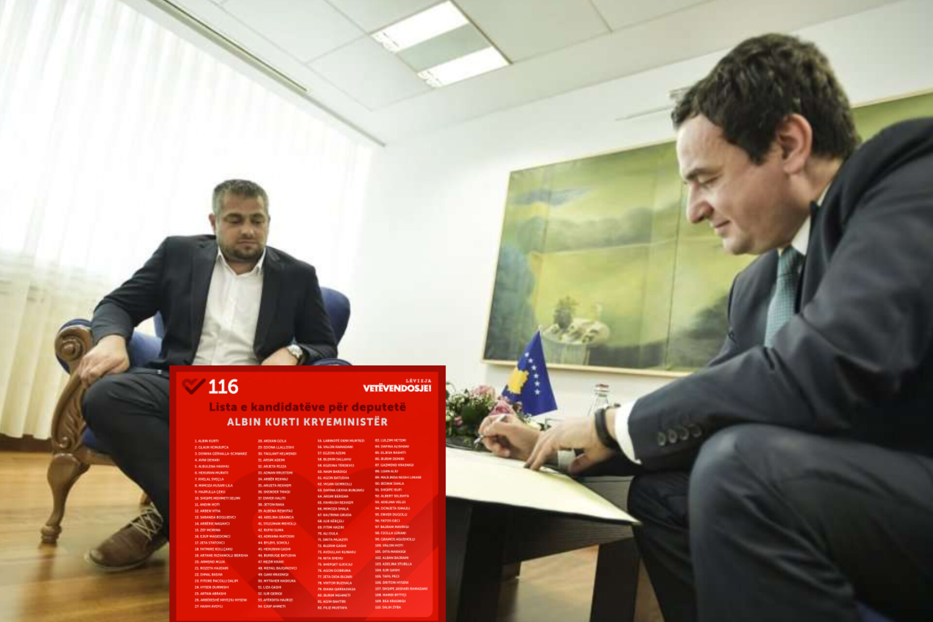 Andin Hoti përfaqëson VV-në si kandidat me numër 11