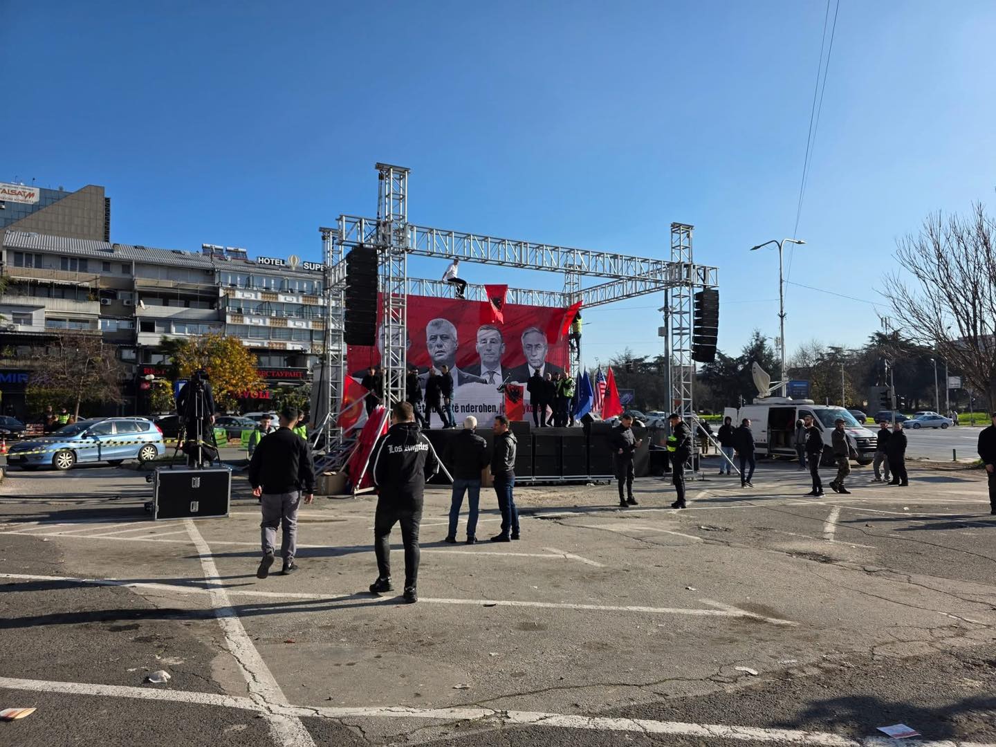 Shkup: Përgatitje për protestën pro ish-udhëheqësve të UÇK-së