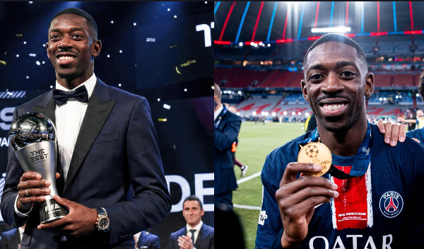 FIFA shpall Ousmane Dembele si lojtarin më të mirë në botë
