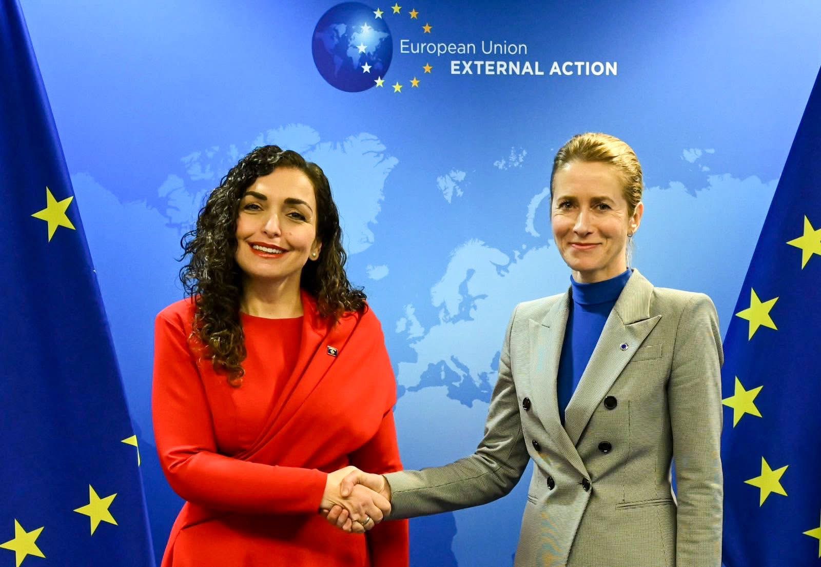 Osmani në Bruksel: Synohet eliminimi i masave ndaj Kosovës