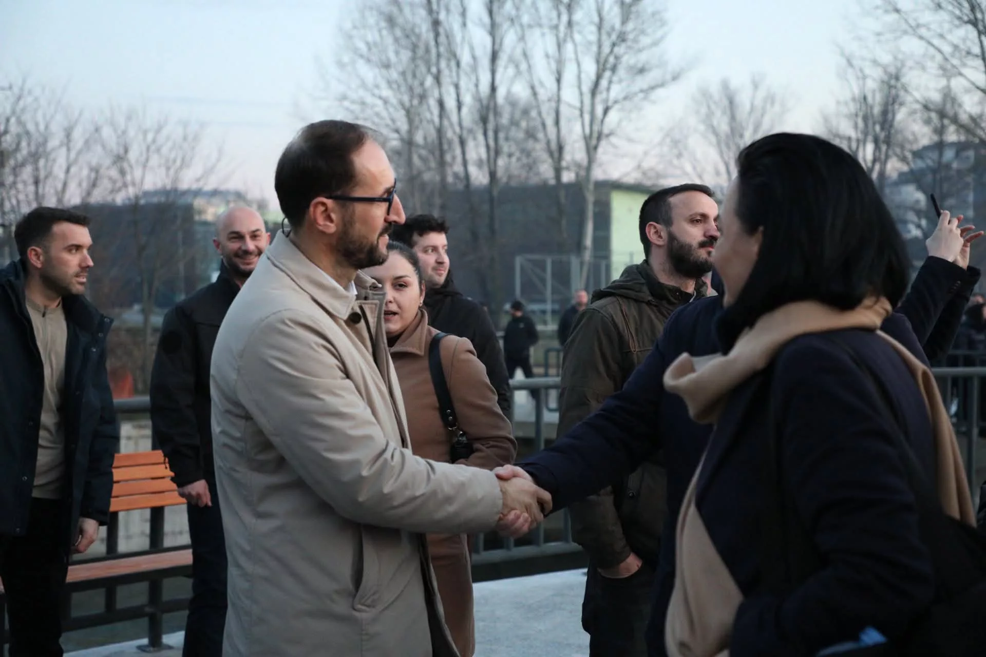 Sokoli merr pjesë në inaugurimin e urës së re mbi Ibër