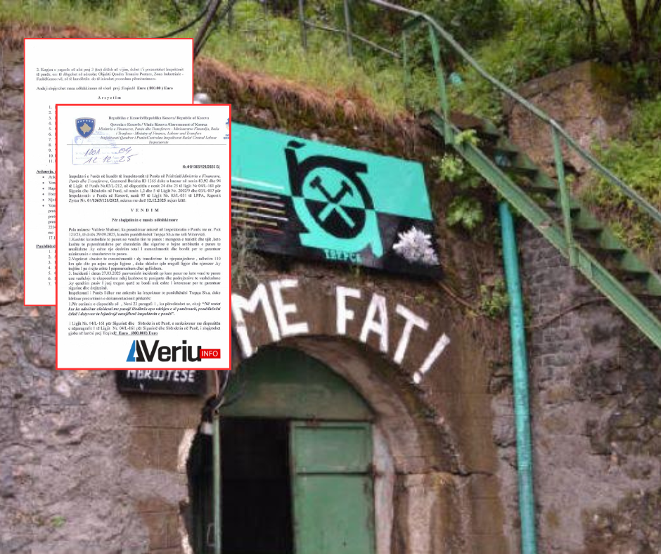 Inspektorati gjobit Trepçën për mosraportim të lëndimit të punonjëses