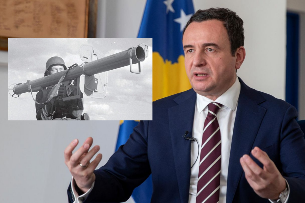 FSK-ja merr sistemin raketor gjerman Panzerfaust 3