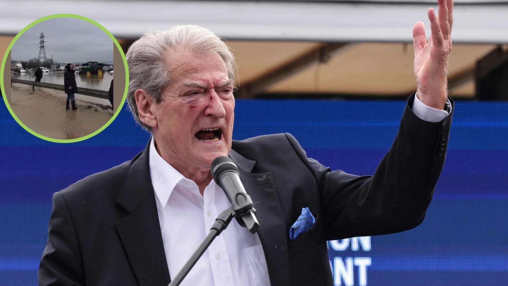 Sali Berisha ngatërron vendet në deklaratën për përmbytjet në Durrës