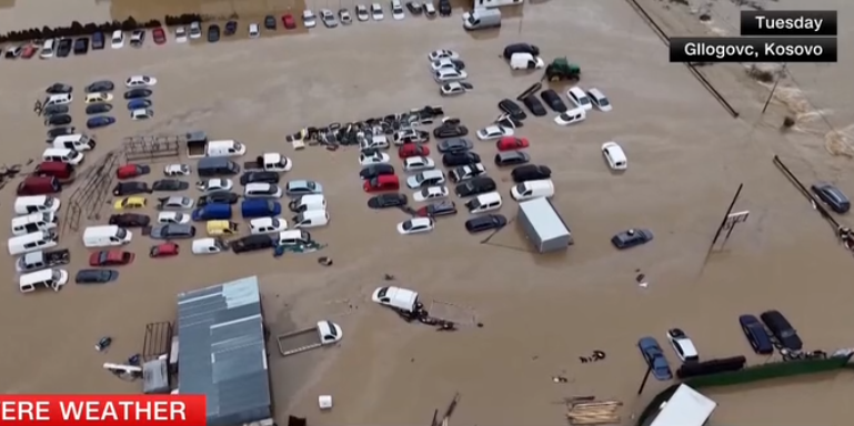 Përmbytjet në Kosovë: Pamje nga situata aktuale në Drenas
