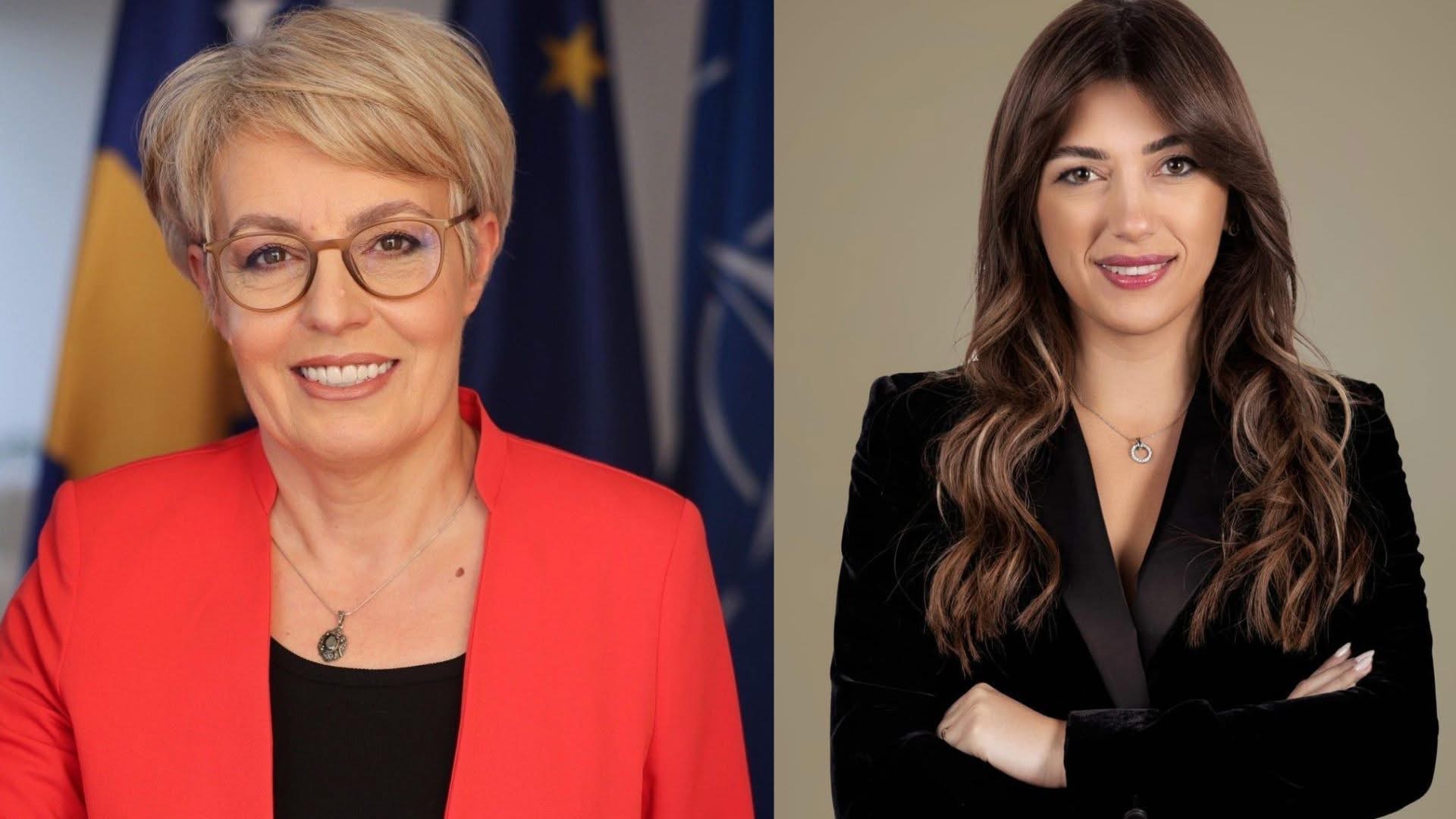 Donika Gërvalla përgëzon Albulena Haxhiun për mbështetjen e gjerë