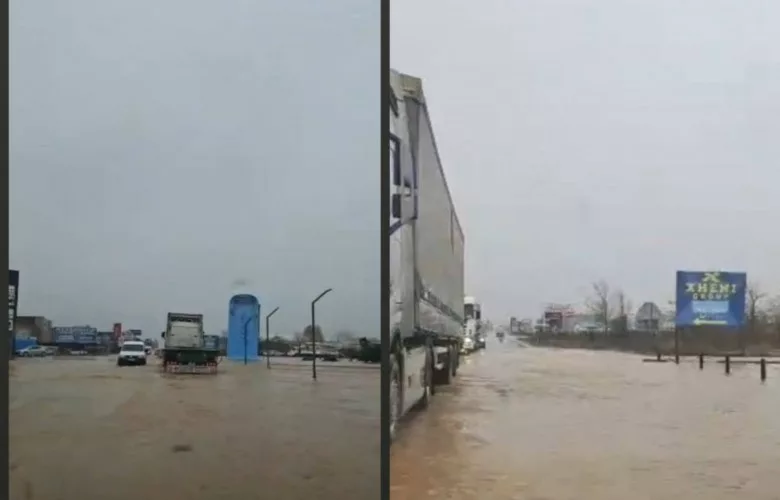 Përmbytjet Ndërpresin Lëvizjen në Segmentin Ferizaj-Prishtinë