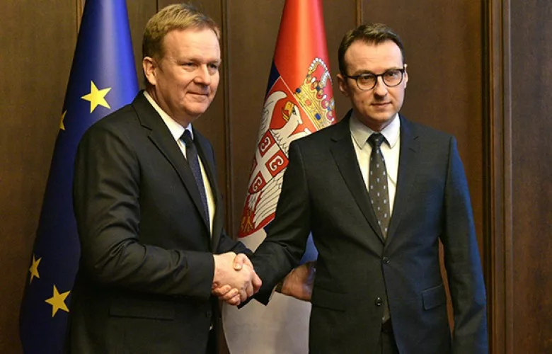 Sorensen zhvillon bisedime me Petkoviqin në Beograd