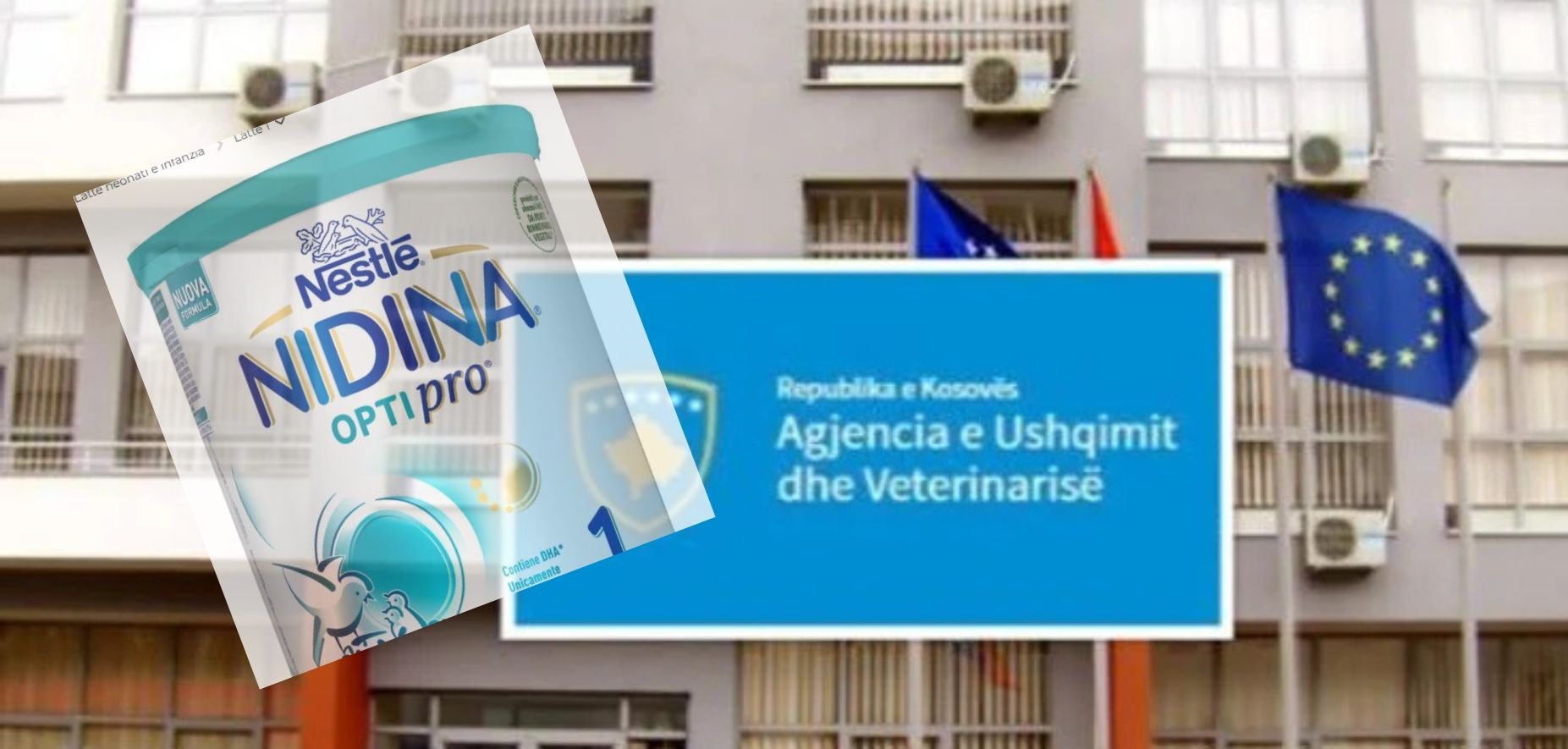 AUV zbulon substancë të rrezikshme në qumështin për foshnje