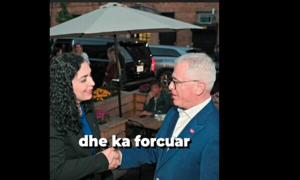 Harry Bajraktari përkrah Presidenten Vjosa Osmani në Kosovë