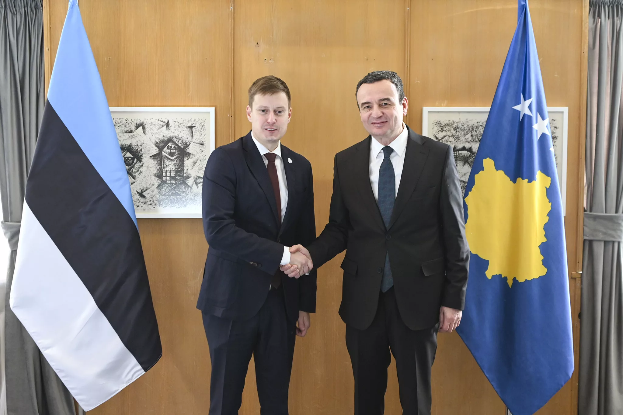 Kurti zhvillon takim me Ministrin estonez të Ekonomisë