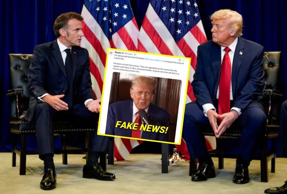 Franca i përgjigjet Trumpit me humor pas thumbimit në Davos