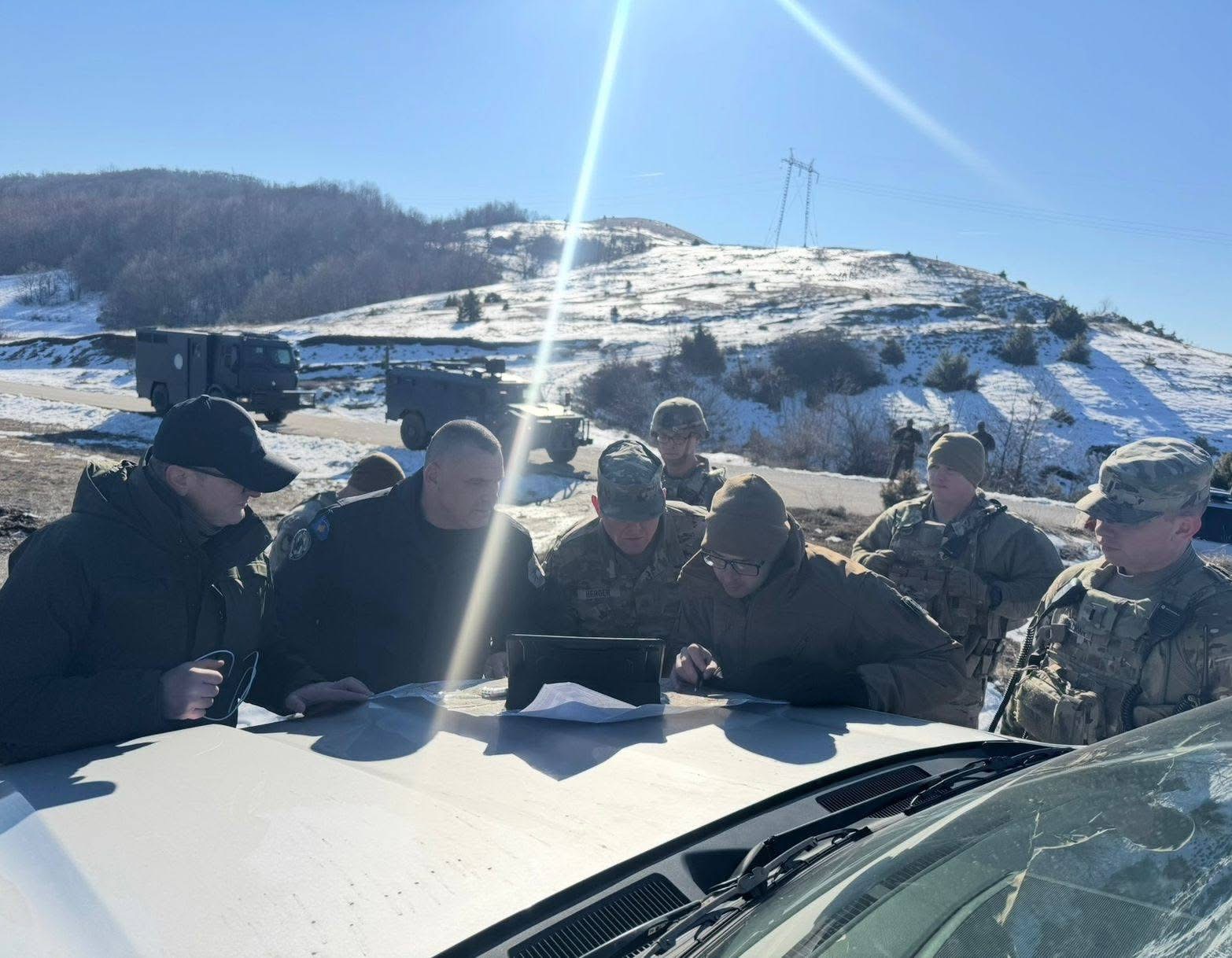 Policia dhe KFOR-i zhvillojnë ushtrim të përbashkët operativ