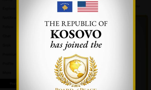 Kosova bëhet anëtare themeluese e Bordit të Paqes
