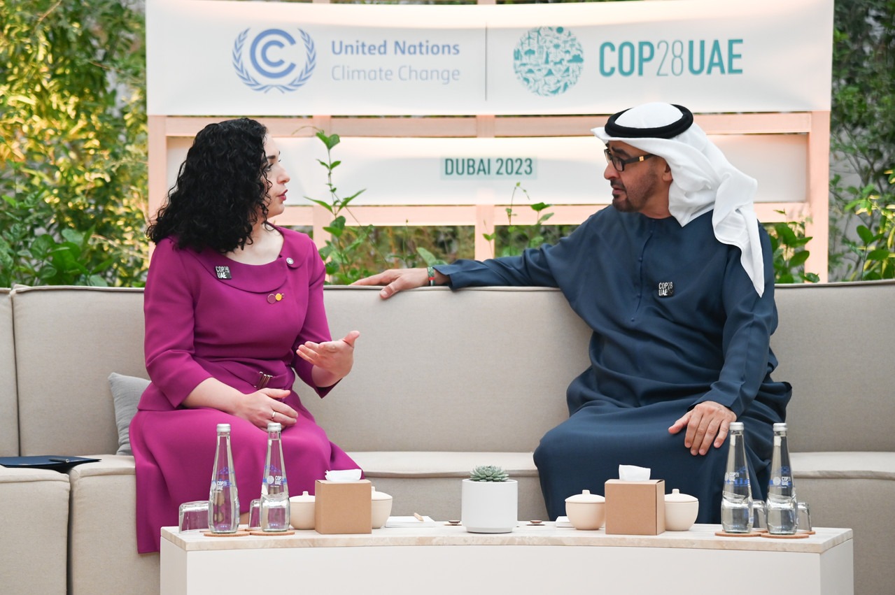 Osmani viziton Emiratet për Samitin Botëror të Qeverisjes