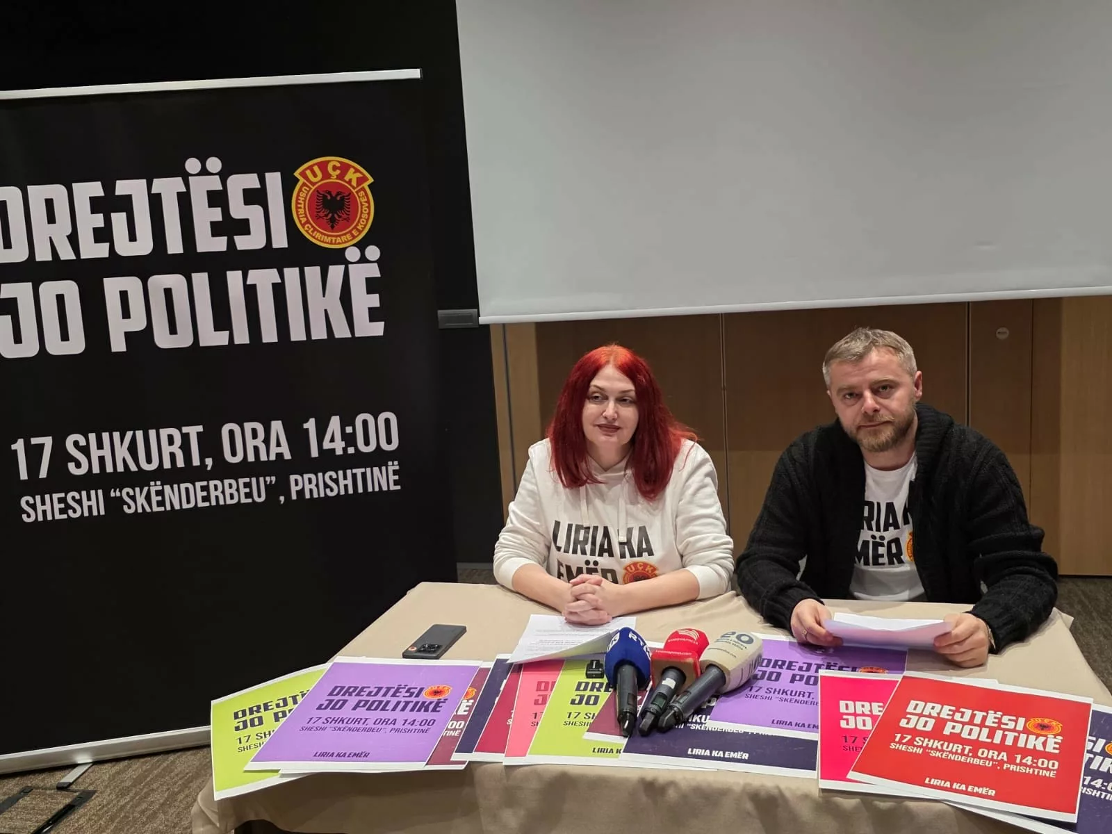 Përgatitjet për marshin ‘Drejtësi, jo politikë’ më 17 shkurt